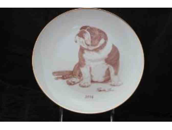 Fine China Bulldog Plate