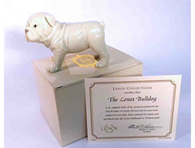 Authentic Lenox Fine China Classic Puppy Bulldog - retired