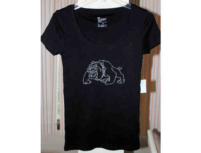 Custom Gap T-Shirt - Rhinestone Bulldog T-shirt - Size Small