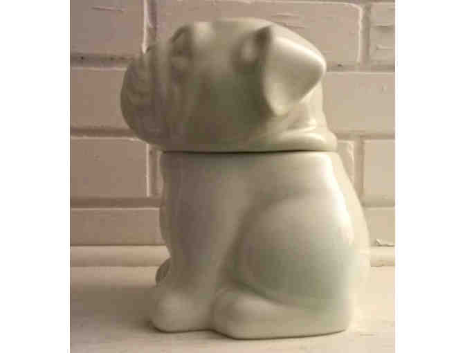 Ceramic Bulldog Cookie Jar