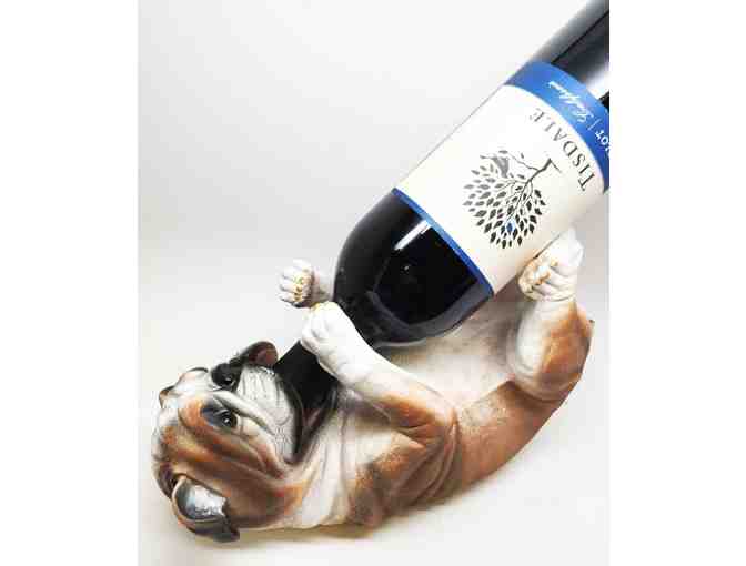 Wine Themed Bulldog Gift Basket #3