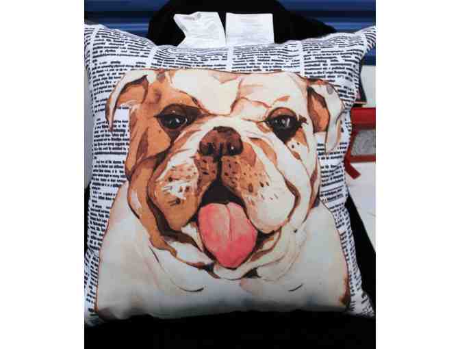 English Bulldog Pillow #2