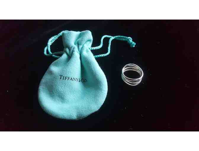 Tiffany Elsa Peretti Wave Five-row Ring - Size 6