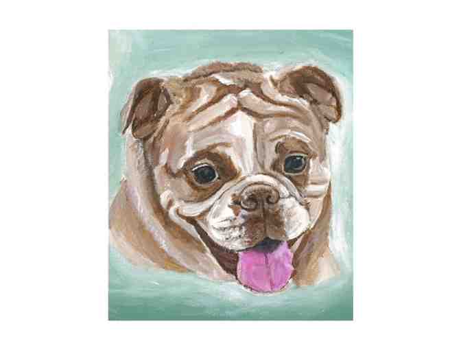 Celebrate your pet with a gorgeous acrylic painting!