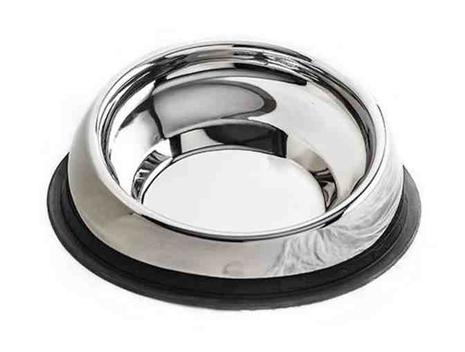 Stainless Steel Dog Bowl & Stand - Large
