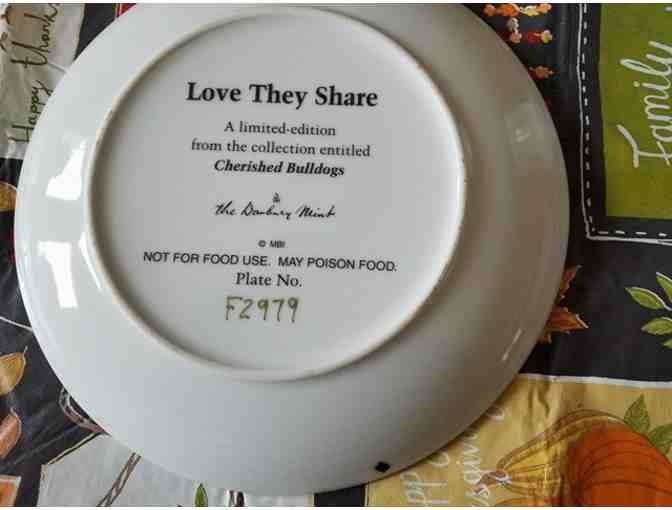 Danbury Mint 'Love They Share' Collector Plate