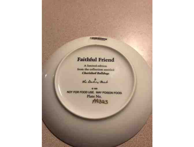 Danbury Mint 'Faithful Friend' Collector Plate