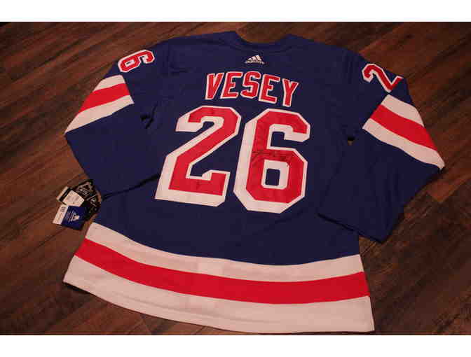 Autographed Jimmy Vesey Rangers Jersey!