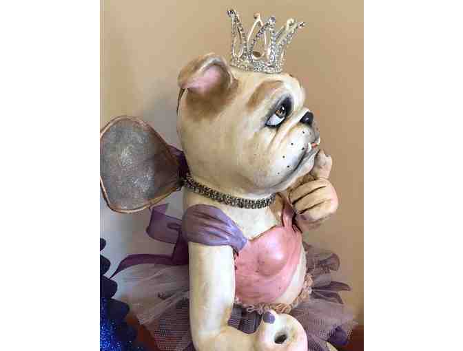 Sugar Plum Bulldog Fairy  Figurine