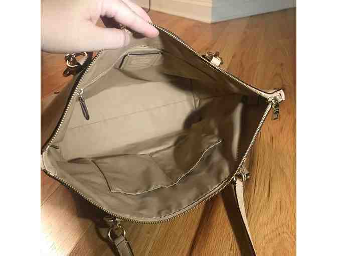 Coach Ava Leather Shopper Tote Bag