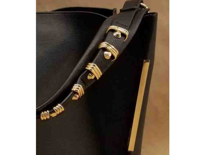 Stunning Brand New Stuart Weitzman Black leather bag
