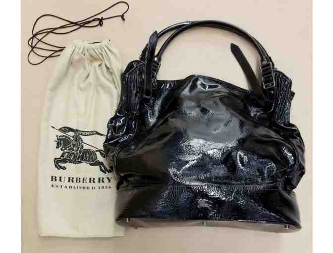Patent Leather Burberry Tote