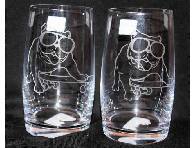 Custom Etched Glasses - Set of 2