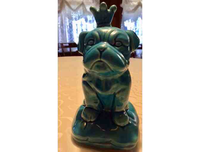 Ceramic Blue King Bulldog