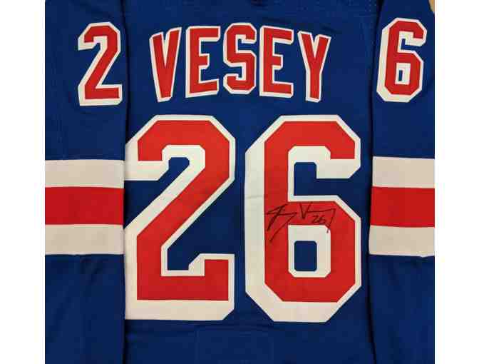 Signed Vesey NY Rangers Jersey