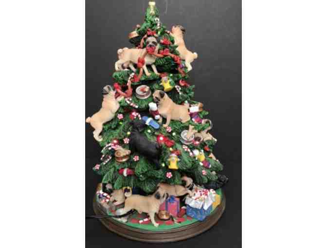 A Rare Danbury Mint PUG Christmas Tree - RAFFLE