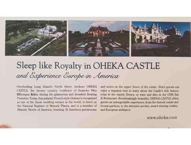 Sleep Like Royalty! Oheka Castle Gift Certificate