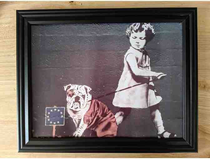 A Banksy Bulldog Framed print - Photo 1