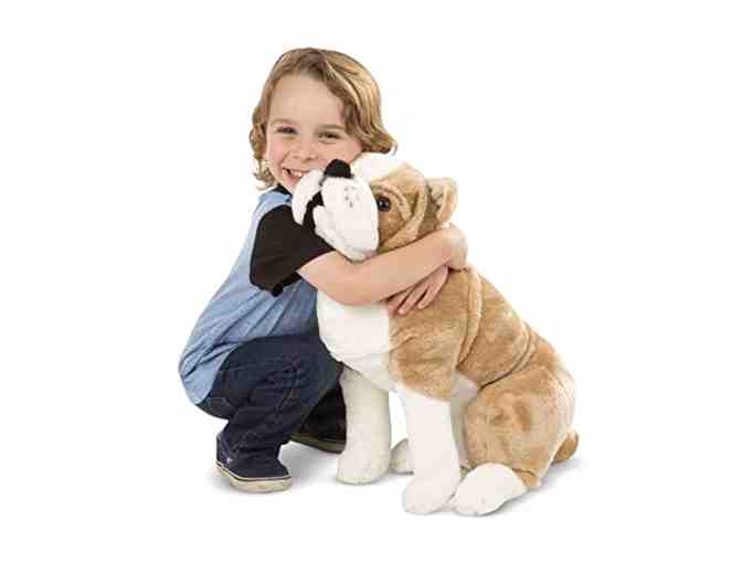 Melissa & Doug Plush English Bulldog Dog - Lifelike (nearly 2 feet tall)