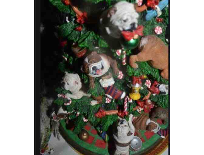 A very RARE Danbury Mint BULLDOG Christmas Tree! RAFFLE! - Photo 3