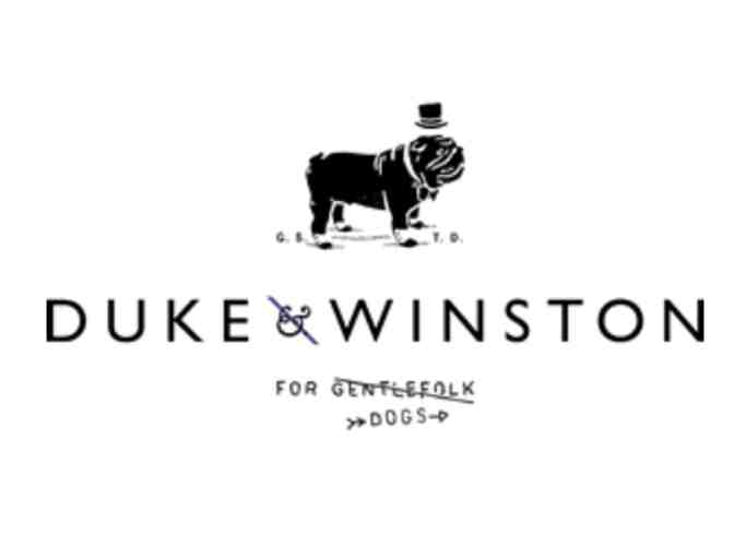 Vintage Silk Burgundy Bulldog Tie by Duke and Winston