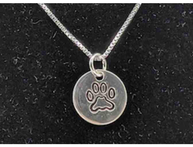 Sarah Briedis Handcrafted Paw Print Necklace