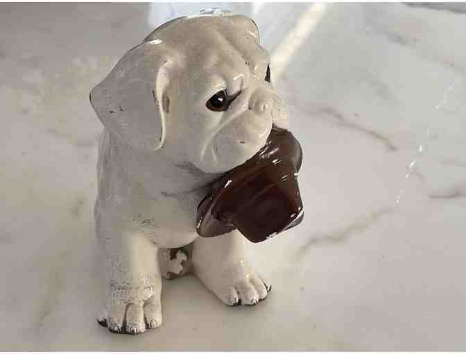 Two Very Old Bulldog Figurines