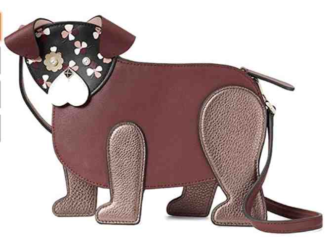 #57 Kate Spade Floral Bulldog Cross-Body Bag