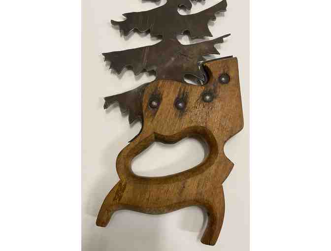 Rustic Pine Tree Reclaimed Saw