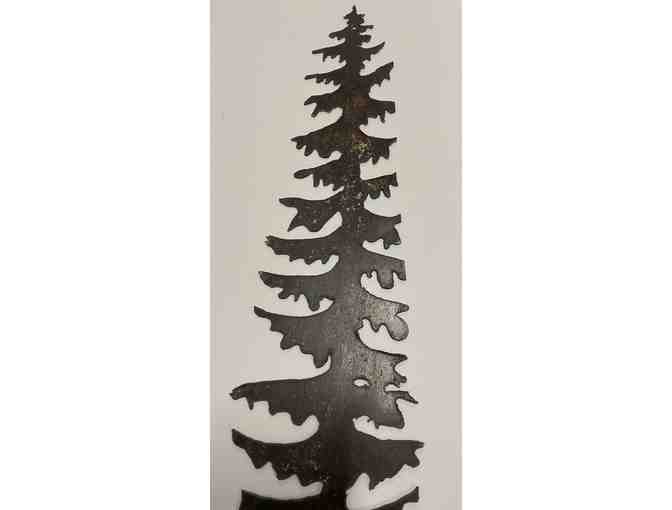 Rustic Pine Tree Reclaimed Saw