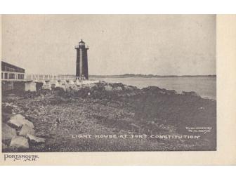 Antique Lighthouse Postcards, misc. U.S. states, group of 50