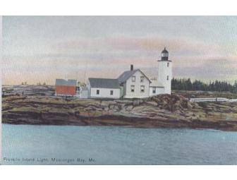 Antique Maine Lighthouse Postcards - group of 50