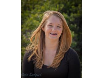 On location portrait photo shoot near Rockport, Massachusetts