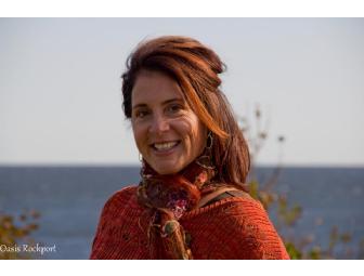 On location portrait photo shoot near Rockport, Massachusetts