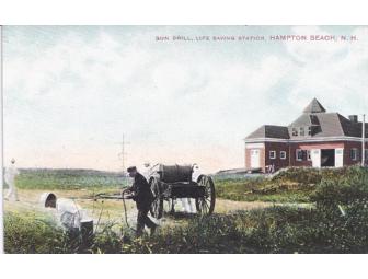 Lot of 6 antique Life Saving Service postcards