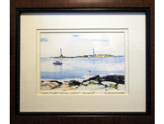 Two framed prints by Bernard Gerstner