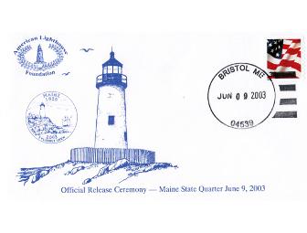 Special lighthouse envelopes, stamps, and cancellations