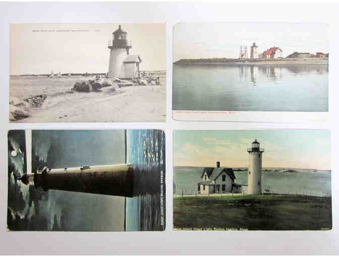 Lights of Massachusetts - Lot of 16 Postcards