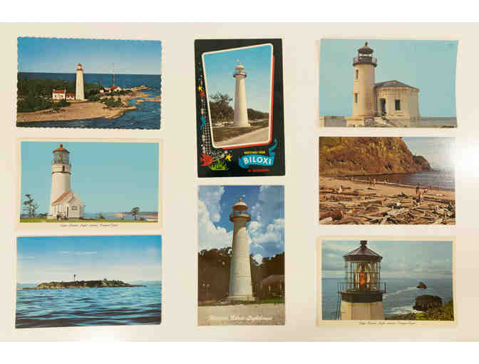 U.S. Lighthouse Postcards (Chrome) - Set of 27