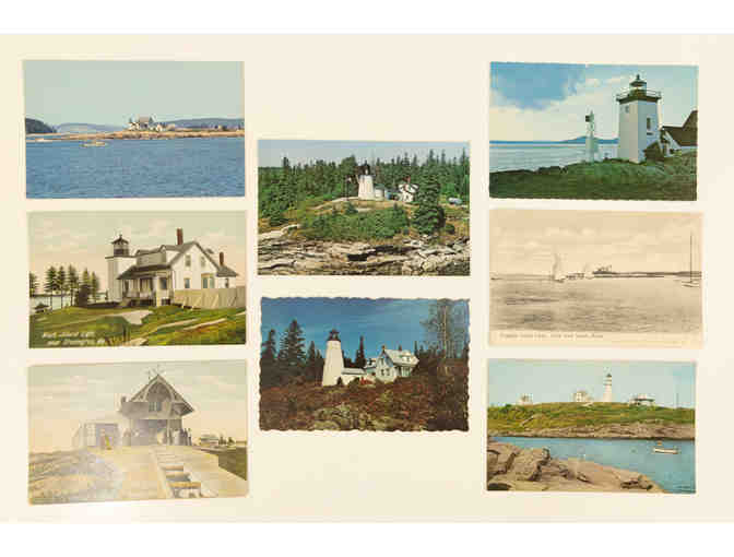 Vintage Maine Lighthouse Postcards - Set of 29