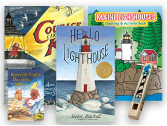 Kids Lighthouse Books & Foghorn Package