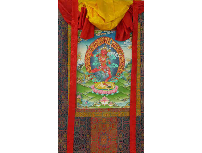 21. Thangka of Tukje Kundrol - Khandro of Tummo