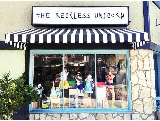 The Reckless Unicorn Gift Card and Unicorn Stuffy
