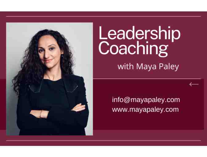 3 Sessions of Leadership Coaching with Maya Paley