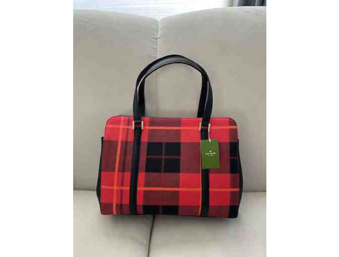 Kate Spade 'Miles' Newbury Lane Plaid tote/handbag