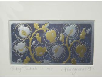 Pomegranate Print #3 by Betsy Teutsch