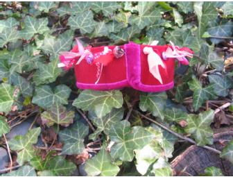 Red Bukharan Style Kippah  by Shar Tikkanen