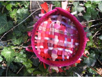 Red Bukharan Style Kippah  by Shar Tikkanen