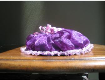 Purple Yarmulke Style Kippah by Shar Tikkanen