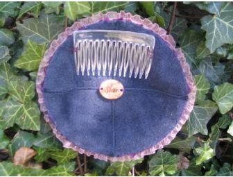 Purple Yarmulke Style Kippah by Shar Tikkanen